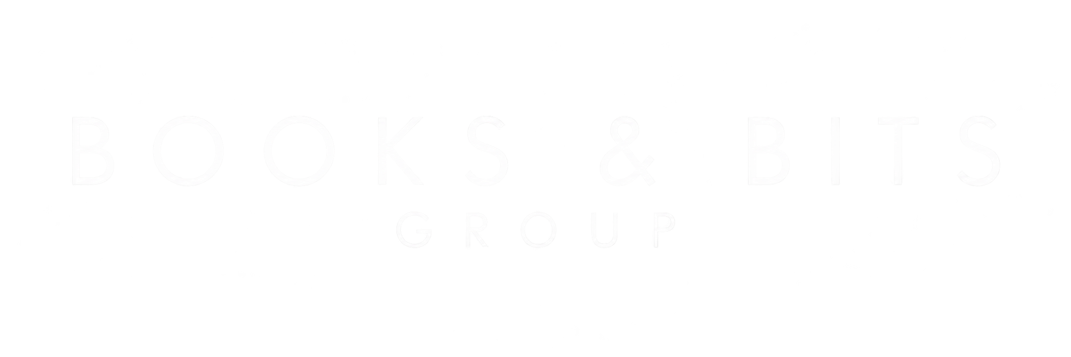 Logotipo minimalista Books & Bits Group